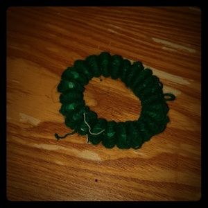 Girls green scrunchy